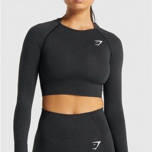 VITAL SEAMLESS 2.0 LONG SLEEVE CROP TOP